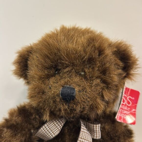 Russ Berrie AinsleyTeddy Bear Plush Stuffed Animal Soft Toy 14” Brown - Picture 2 of 10